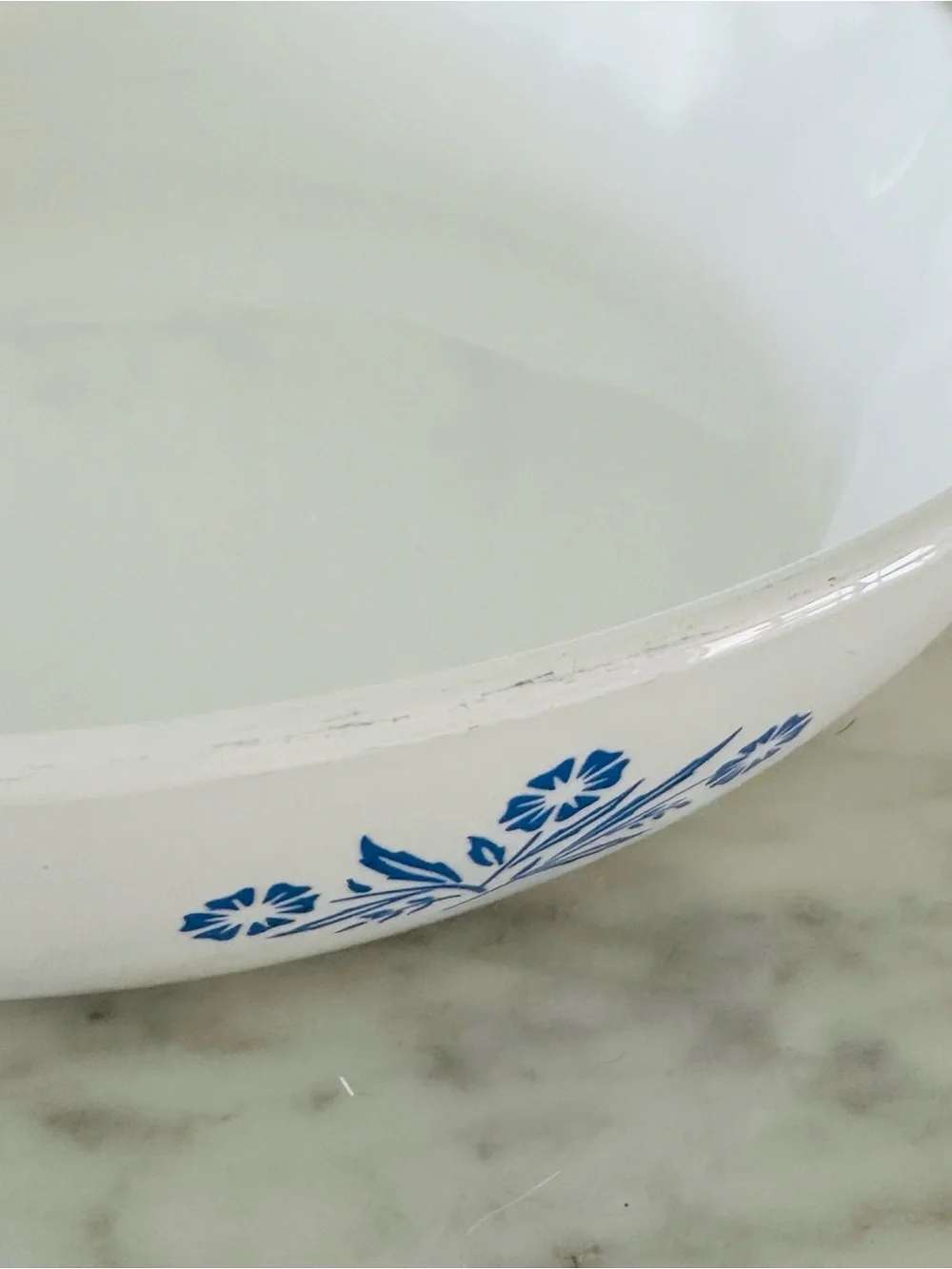 Vintage Corningware 10 inch Skillet in Blue Cornflower